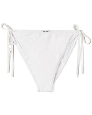 Miu Miu Jersey Panty - White