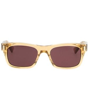 Saint Laurent Eyewear Rectangular Frame Sunglasses - Pink
