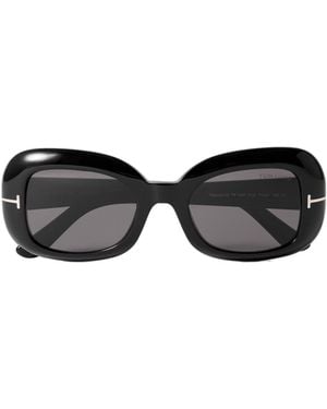 Tom Ford Rectangle-Frame Sunglasses - Black