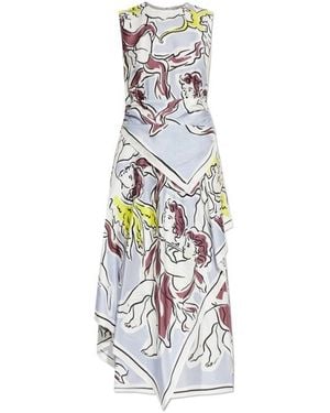 Tory Burch Midi Dresses - White