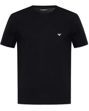 Emporio Armani Short Sleeve T-Shirt - Black