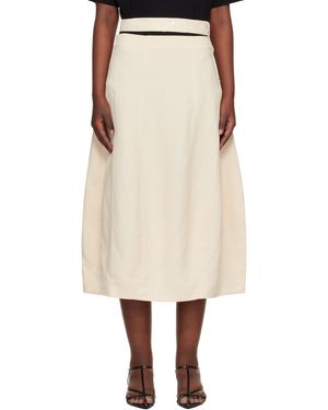 Studio Nicholson Button-Down Skirt - Natural