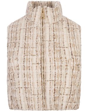 Khrisjoy Zippered Vest - Natural