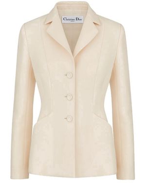 Dior Christian Single-Breasted Jacket - Natural