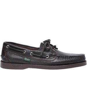 Paraboot Barth Boat Shoes - Black