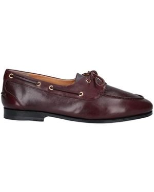 Bally Lace-Up Flats - Brown