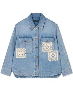 Alanui Islands Diary Denim Overshirt - Blue