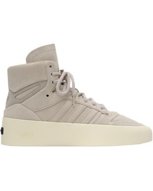 adidas Light Suede High-Top Trainers - Natural