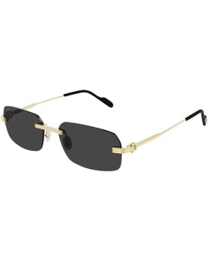 Cartier Logo Detail Sunglasses - White