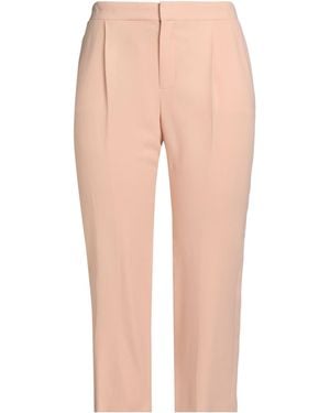 Chloé Plain Color Casual Pants - Pink