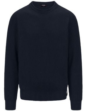 K-Way Round Neck Jumper - Blue