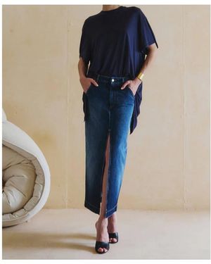 DARKPARK Dark Erika Denim Skirt - Blue
