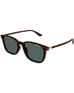 Montblanc Eyewear Rectangular Sunglasses - White