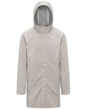 K-Way Tommy Stretch 2L Coat - Grey