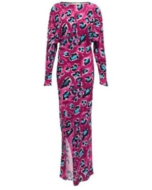Marni Printed Maxi Dress - Purple