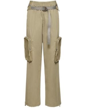 Dion Lee Work Trousers With Pocket Pouch - Natural
