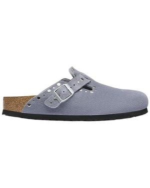 Birkenstock Boston Rivets Suede Leather - Grey