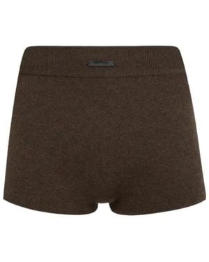 Fear Of God Rib Boy Shorts - Brown
