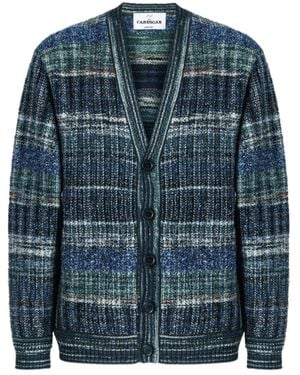 Missoni V-Neck Cardigan - Blue