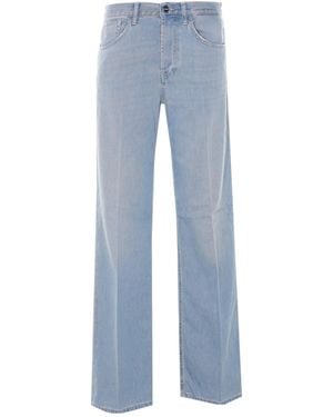 Dondup Wide-Leg Buttoned Jeans - Blue