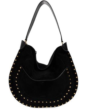 Isabel Marant Studded Shoulder Bag - Black
