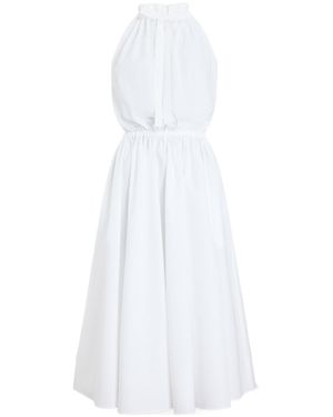 Patou Sleeveless Dress - White