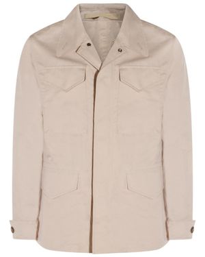 Eleventy Utility Field Jacket - Natural