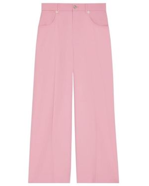 Gucci Wide-Leg Pants - Pink