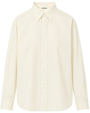 AURALEE Cotton Shirt - White