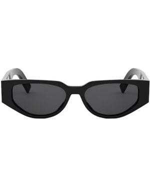 Dior Eyewear Irregular Frame Sunglasses - White