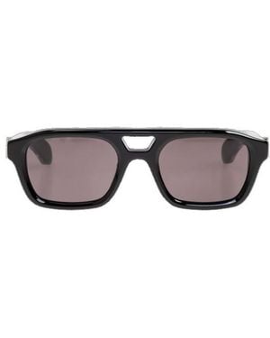 McQueen Eyewear Square Frame Sunglasses - Multicolour