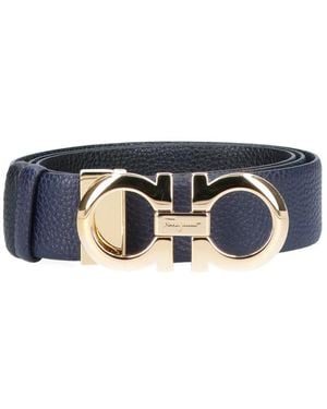Ferragamo Logo Belt - Blue
