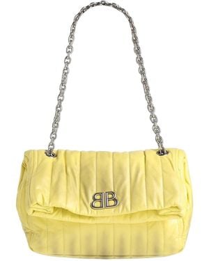 Balenciaga Solid Colour Shoulder Bags - Yellow