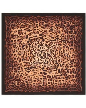 Givenchy Square Silk Scarf - Brown