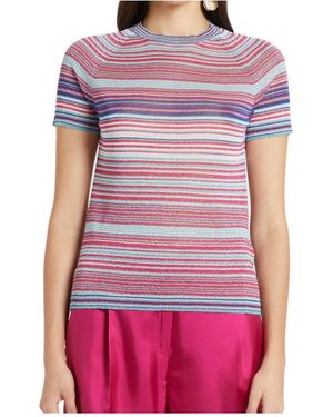 Marella Striped T-Shirt - Pink