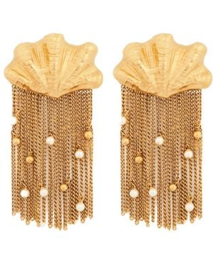 Chloé Chloé The Chloé Shells Earrings - Metallic