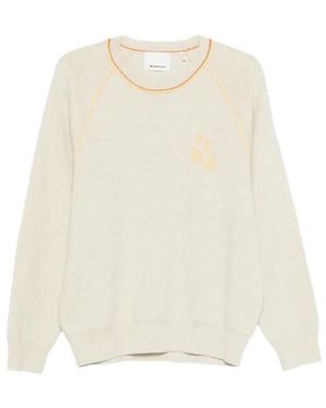 Isabel Marant Crew-Neck Jumper - White