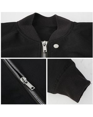Rick Owens Long-Sleeved Casual Jacket - Black