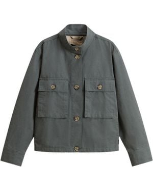 Woolrich Field Patch-Pocket Jacket - Gray