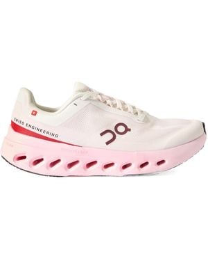 On Shoes Cloudsurfer Next Rubber-Trimmed Mesh Trainers - Pink