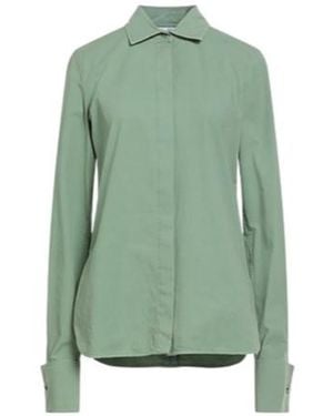 Max Mara Solid Color Shirts Blouses - Green