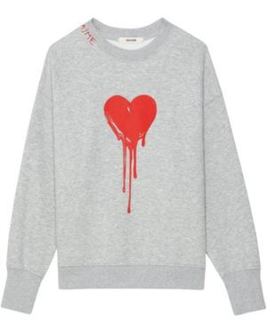 Zadig & Voltaire Oscar Heart Sweatshirt - White