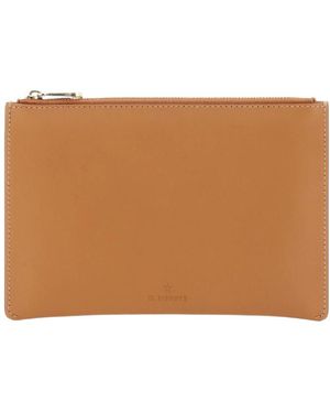 Il Bisonte Classic Zip Wallet - Brown