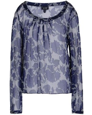 Armani Jeans Printed Pattern Blouse - Blue