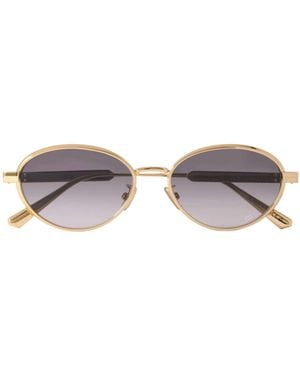 Dior Oval Frame Sunglasses - White