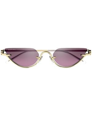 Gucci Eyewear Cat-Eye Frame Sunglasses - Multicolour