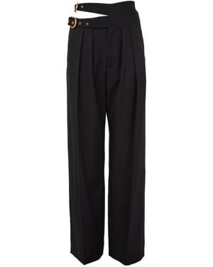 Chloé Pleated Casual Pants - Black