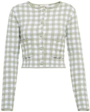 Altuzarra Flicker Checked Cardigan - Multicolor