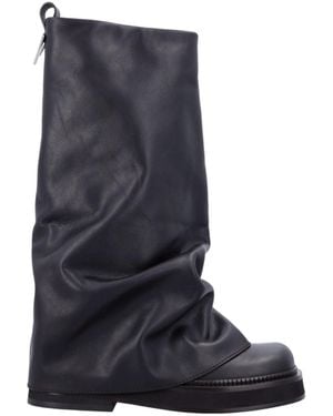 The Attico The Robin Combat Boots - Blue