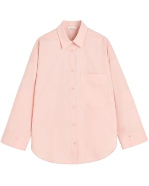 By Malene Birger Derris Striped Button-Up Shirt - Pink